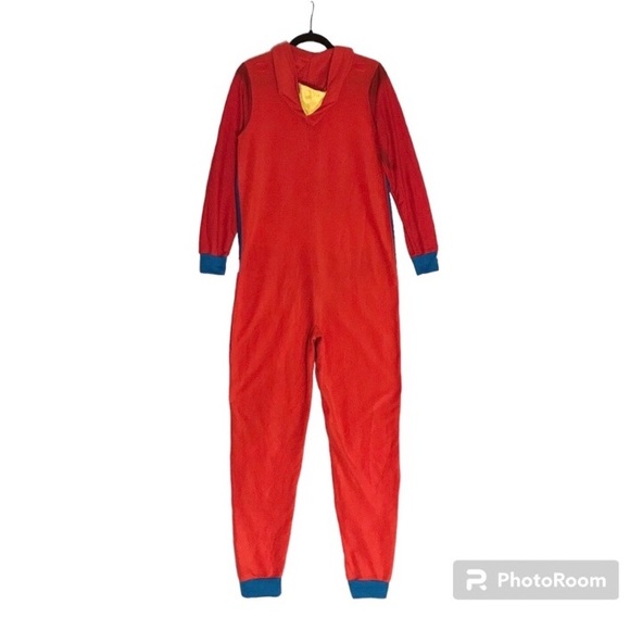 Wonder Woman Pajama Onesie with Crown Hoodie Women’s Small - Picture 2 of 4